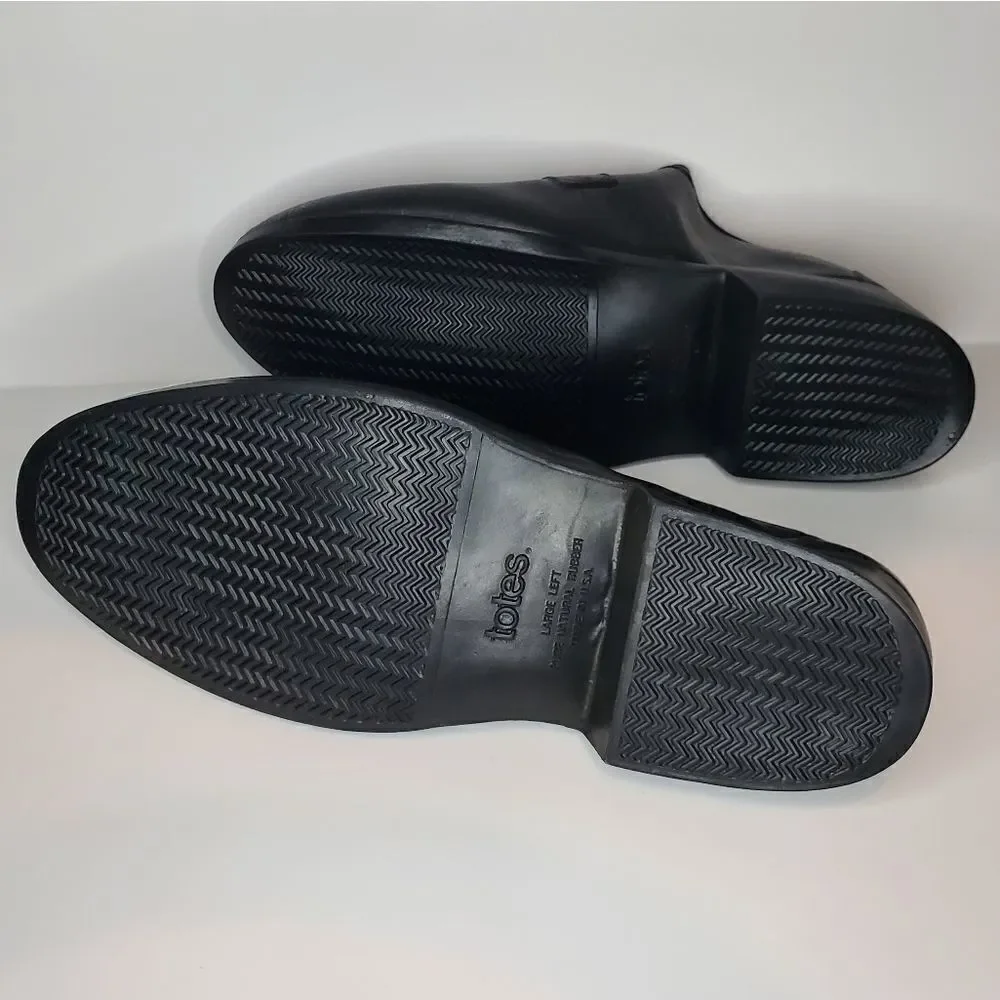 Totes Men's pure natural Rubber Rain Shoes covers